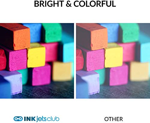 INKjetsclub Remanufactured Ink Cartridge Replacement for Epson 212 XL 4 Pack High Yield Printer Ink Includes 1 Black, Cyan, Magenta and Yellow Ink Epson 212 Cartridges.
