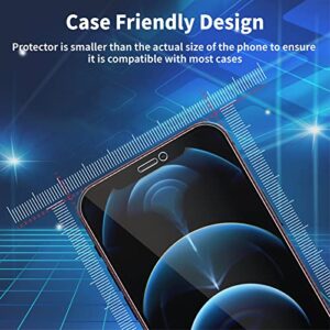 QUESPLE [2 Pack] Privacy Screen Protector for iPhone 12 Pro Max 6.7 inch, Anti-Spy Tempered Glass Film, Bubble Free, Anti-Scratch, Case Friendly, Anti Peeping, Easy Installation Tray