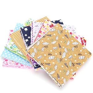 fabric bundle, printed dressmaking cloth soft breathable for baby clothing for hand-made sewing for wallets