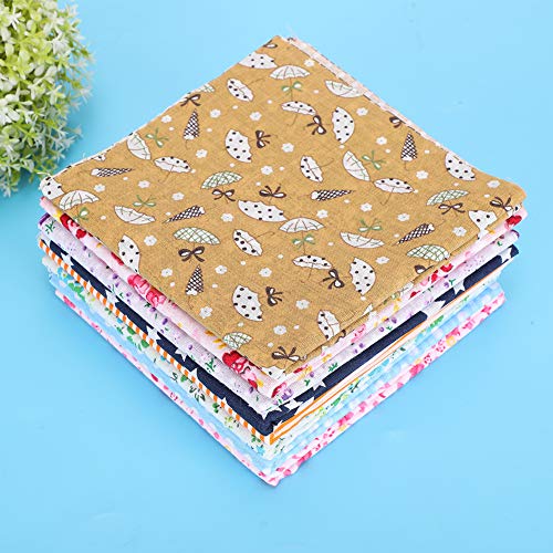 Tgoon Fabric Bundle, Printed Dressmaking Cloth Soft for Designer for Wallets for Hand-Made Sewing