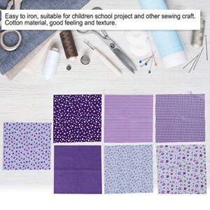 Sewing Cloth, Cloth Printed Fabric Comfortable Cotton Fabric Easy to Iron Beautiful Printing Patterns for Craft Fabric Bundle