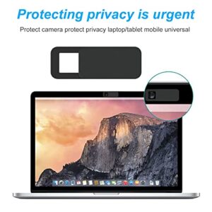 Webcam Cover Strong Suction Dust-Proof Privacy Protection Anti-peep Ultra-Thin Camera Sticker Slider for Laptop PC Tablet Valentine's Day/Mother's Day/Father's Day/Christmas/Birthday Gifts - Black