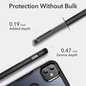 YOUMAKER iPhone 12/12 Pro 6.1" Case - Navy Blue Shockproof, Built-in Screen Protector, Rugged Full-Body Heavy Duty Cover