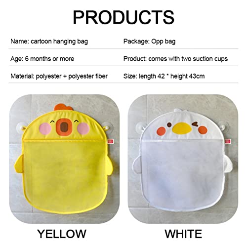 Bathtub Toy Storage Bag for Bathroom/Living Room/Bedroom,Shower Toy Bag Children's Toy Storage Bag Organizer Bag Bath Toy Organizer Shower Caddy Bathroom Baby Toy Storage Quick Dry Bathtub Mesh Net