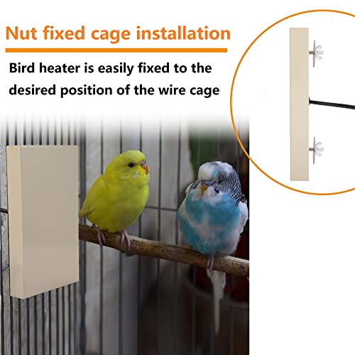 H&G lifestyles Bird Heater for Cage Snuggle Up Bird Warmer for Exotic Pet Birds 4.7X7.9 inch