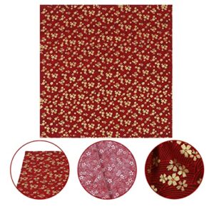 Amosfun 1PC Box Japanese wrapping cloth Gift- Wrapping Cloth reusable lunch bag square handkerchief gift wrapping cloth Decorative Wrapping Cloth lunch handbag scrapbook cotton convenient