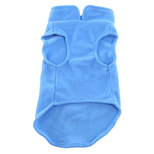 Dog Vest Soft Casual Fleece Clothes for Small Dogs Solid Color Dog T-Shirt Dogs Harness Chihuahua Pullover Coat