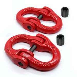 lifgarfe 2pcs 1/2inch hammerlock coupling connector link safety chain adapter connector hammerlock tow hitch