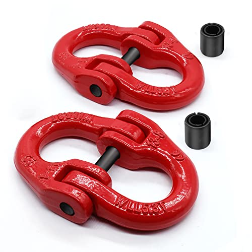 lifgarfe 2pcs 1/2inch hammerlock Coupling Connector Link Safety Chain Adapter Connector hammerlock Tow Hitch