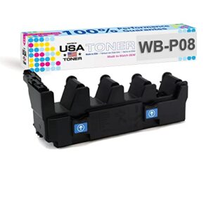 made in usa toner brand replacement for konica minolta waste container acdn0y1 wb-p08 for bizhub c3300i, c3320i, c3350i, c4000i, c4050i (1 cartridge)
