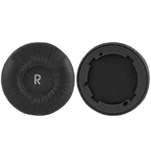 Geekria QuickFit Leatherette Replacement Ear Pads for JBL T600BTNC, Tune 600BTNC Headphones Ear Cushions, Headset Earpads, Ear Cups Cover Repair Parts (Black)