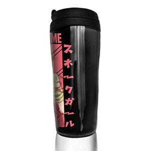 Anime Monster Musume Miia Coffee Cup Thermos Mug Double Wall Vacuum Insulated Bottle Portable Tumblers Travel Mugs 12 Oz
