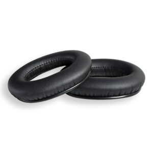 mee audio replacement earpads ear cushions for matrix cinema, matrix cinema anc, and matrix3 headphones – black (pair)