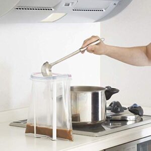 Plastic Bag Holder, Multifunctional Kitchen Stand Holder for Plastic Bags Bottles Cups Drying Racks Shelf