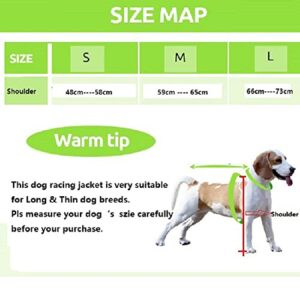 Summer Dog Clothes Race T-Shirt Suit Random Number Jersey Sports Vest Colorful Dog Racing Coat for Greyhound Whippet Gree (Medium, Pink)