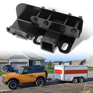 Snailfly 2“ Trailer Tow Hitch Assembly Fit for Ford Bronco 2021-2024 Class 3 Hitch Receiver, NOT for Bronco Sport