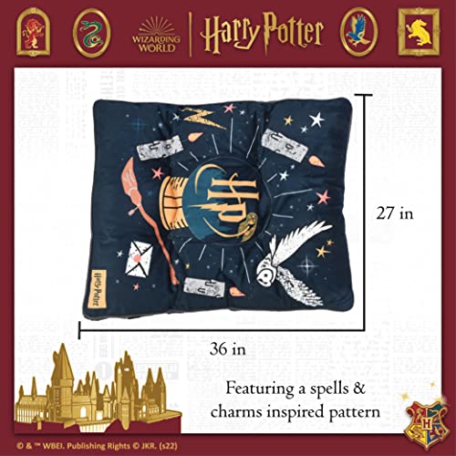 Harry Potter Spells & Charms Bed for Dogs | Durable Washable Dog Bed from, Spells & Charms Plush Washable Dog Bed | Soft and Plush Dog Bed, Dog Bed, One Size, (FF19689)