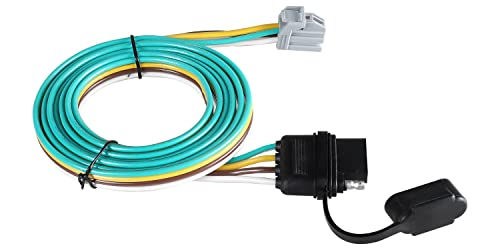 Oyviny 56210 Custom 4 Pin Trailer Wiring Harness for 2010-2017 GMC Terrain/Chevrolet Equinox, Factory Tow Package Required