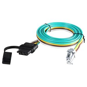 oyviny 56210 custom 4 pin trailer wiring harness for 2010-2017 gmc terrain/chevrolet equinox, factory tow package required