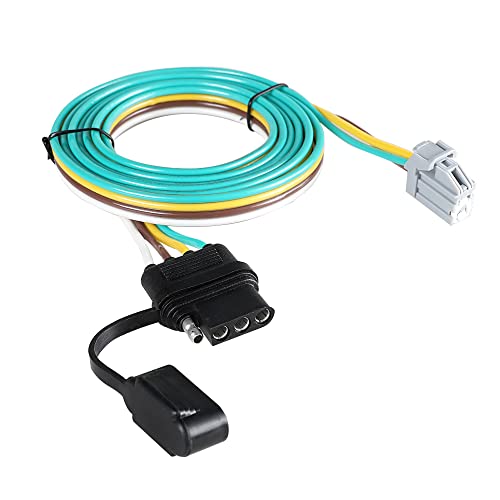 Oyviny 56210 Custom 4 Pin Trailer Wiring Harness for 2010-2017 GMC Terrain/Chevrolet Equinox, Factory Tow Package Required