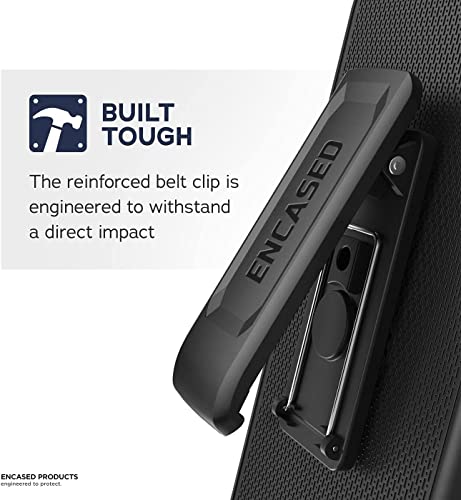 Encased DuraClip Designed for Samsung Galaxy S22 Belt Clip Case, Slim Phone Case with Holster