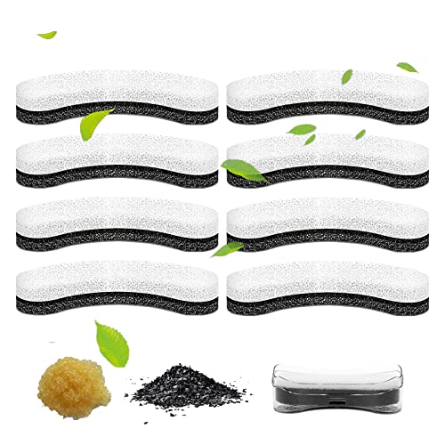 8Pcs Pet Fountain Filters Replacement for WF-050&WF-100 Cat Water Fountain, Dog Water Dispenser Cat Fountain Filters