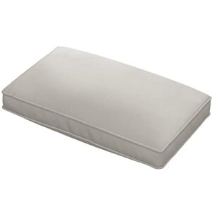 belffin velvet back cushion for modular sofa rectangle throw pillows soft back cushion (grey)