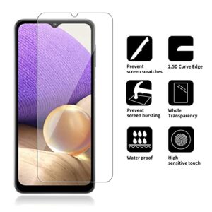 iCsapr [4 Pack] Glass Screen Protector Compatible for Samsung Galaxy A32 5G [Not for A32 4G][9H Hardness]-HD Screen Tempered Glass, Easy Install-[Case Friendly] 2.5D Edge