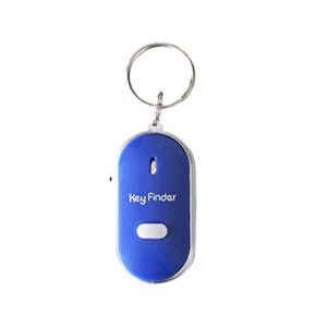 led locator lost sound light keychain control remote key torch finder other (blue)