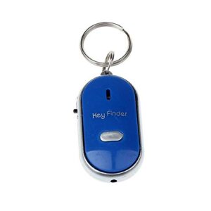 LED Locator Lost Sound Light Keychain Control Remote Key Torch Finder Other (Blue)