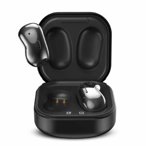 urbanx street buds live true wireless earbud headphones for samsung galaxy tab s7 fe - wireless earbuds w/active noise cancelling - (us version with warranty) - black