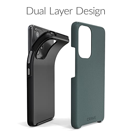 Crave Dual Guard for Samsung Galaxy A53 Case, Shockproof Protection Layer Case 5G - Forest Green