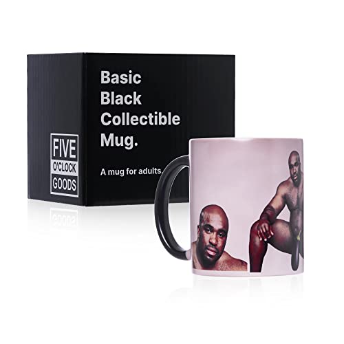 Barry Wood Gag Gift - Basic Black Collectible Mug for Adult - Funny Color Changing Mug Gift for Boss - Heat Changing Mug - Office Gag Gifts - Best White Elephant Gift