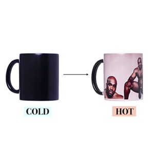 Barry Wood Gag Gift - Basic Black Collectible Mug for Adult - Funny Color Changing Mug Gift for Boss - Heat Changing Mug - Office Gag Gifts - Best White Elephant Gift