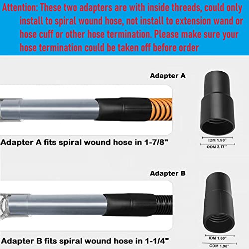 RosyOcean Carpet & Upholstery Cleaning Attachment Hand Wand with Viewing Large Head Auto Detailing Vacuum Head Hand Tool for Truck Mount & Portable Extractor