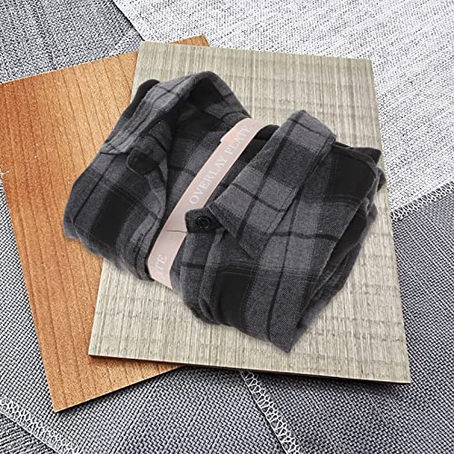 Angoily 5pcs Folding Board Clothes Folder Wardrobe Storage Quick Shirt Folder Stacking Laundry Folder for Sweater T Shirt Pants Towels Grey