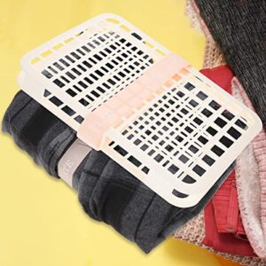 Angoily 5pcs Folding Board Clothes Folder Wardrobe Storage Quick Shirt Folder Stacking Laundry Folder for Sweater T Shirt Pants Towels Grey