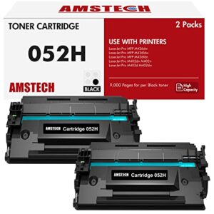 052h toner cartridge compatible replacement for canon 052h 052 toner cartridge for canon imageclass mf426dw mf424dw mf429dw lbp215dw lbp214dw printer (black, 2-pack)