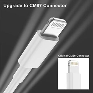 6 ft iPhone Charger 3pack, [Apple MFi Certified] USB to Lightning Cable 6ft, iPhone Charger Cord 6 Foot, 6 Feet Super Fast Apple Charging Cable for iPhone 14/13/12/11/Pro/13 Max/X/XS/XR/XS Max/8/7/XS