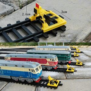 SM SunniMix 34Pcs Model Railway Track 1/87 for Train Railway Layout Architecture Model