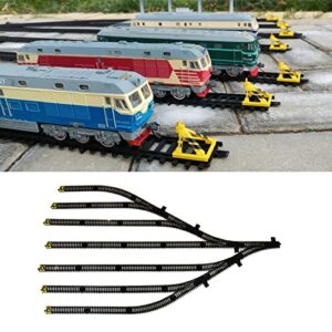 SM SunniMix 34Pcs Model Railway Track 1/87 for Train Railway Layout Architecture Model