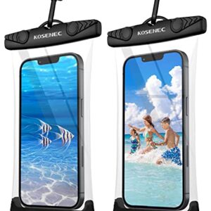 KOSENEC Universal Waterproof Pouch, IPX8 Waterproof Phone Case/Holder Underwater Cellphone Dry Bag for Beach Travel Kayaking Swimming, Compatible for iPhone 13 12 11 XS X 8 Series, Galaxy Up to 7.2"