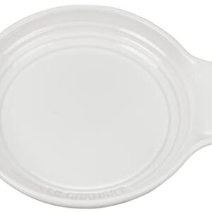 Le Creuset Signature Stoneware Spoon Rest, 6 Inches, White