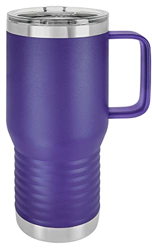 Polar Camel 20 oz. Vacuum Insulated Travel Mug with Slider Lid (Purple)