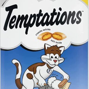 Petlewa (8 Pack) Temptation Hairball Control Chicken Flavor Crunchy Cat Treats ( 2.1 oz, 60 g)