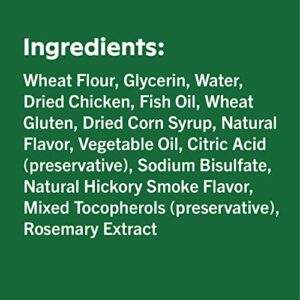 GREENIES Skin & Coat Food Supplements with Fish Oil & Omega 3 Fatty Acids, 40-Count Chicken-Flavor Soft Chews for Adult Dogs