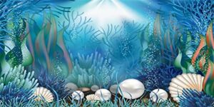 awert vinyl 36x24 inches underwater world aquarium background aquatic plants coral pearls fish tank background tropical terrarium background