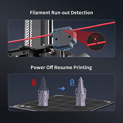 Anycubic Kobra Max 3D Printer, Large 3D Printer with Auto Leveling Pre-Installed, Stronger Construction and Higher Precision, Filament Run-Out Detection Easy to Use, Big Size 17.7" x 15.7" x 15.7"