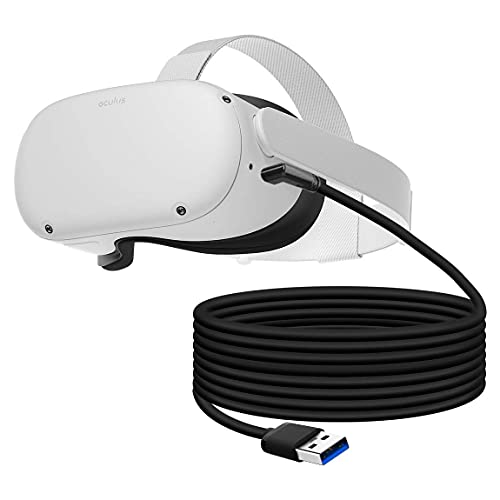 Oculus Quest 2 Link Cable [16.4FT], Oculus Link Virtual Reality VR Cable for Quest1 and Quest 2, Long USB 3.0 to USB C Cable, 5GB Data Transfer, Charge Link Cable – PC VR