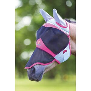 shires equestrian air motion fly mask with ears & nose (full)
